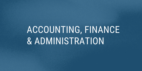 Accounting, Finance & Administration